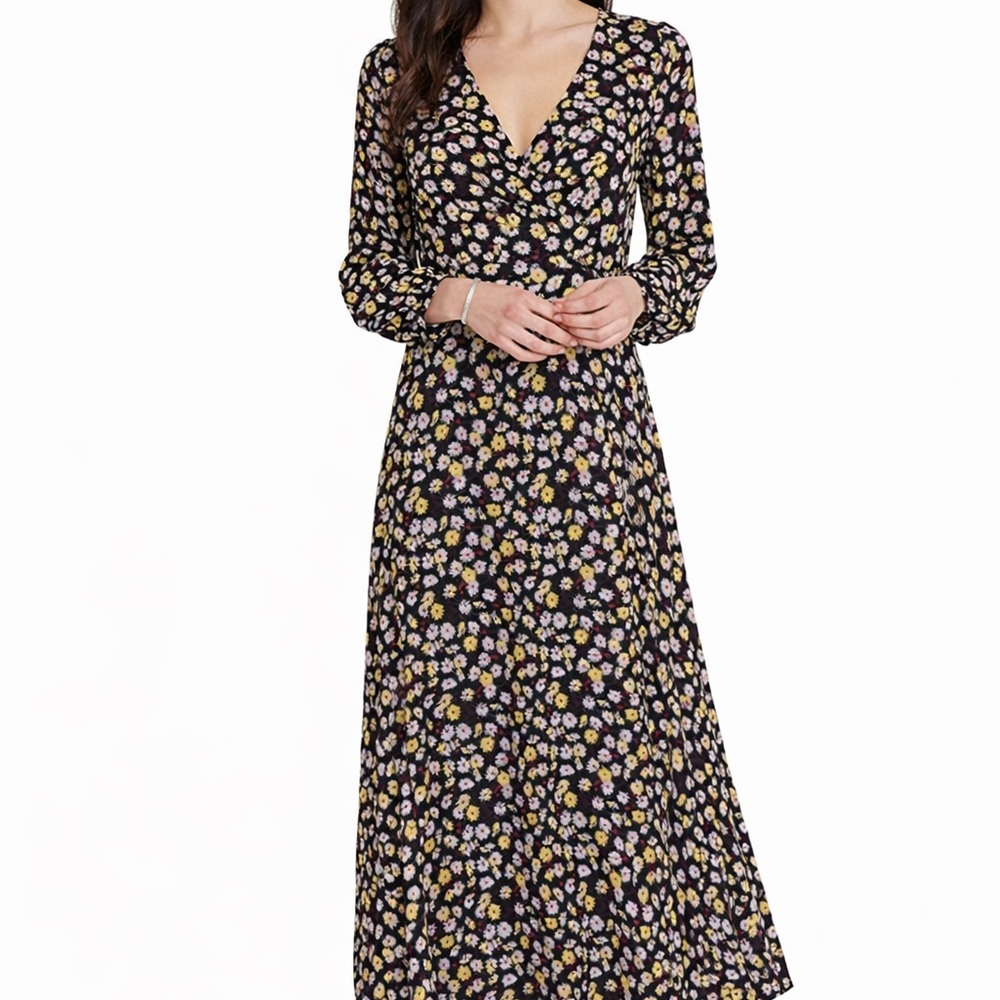 Madewell Black Floral Maxi Dress 2